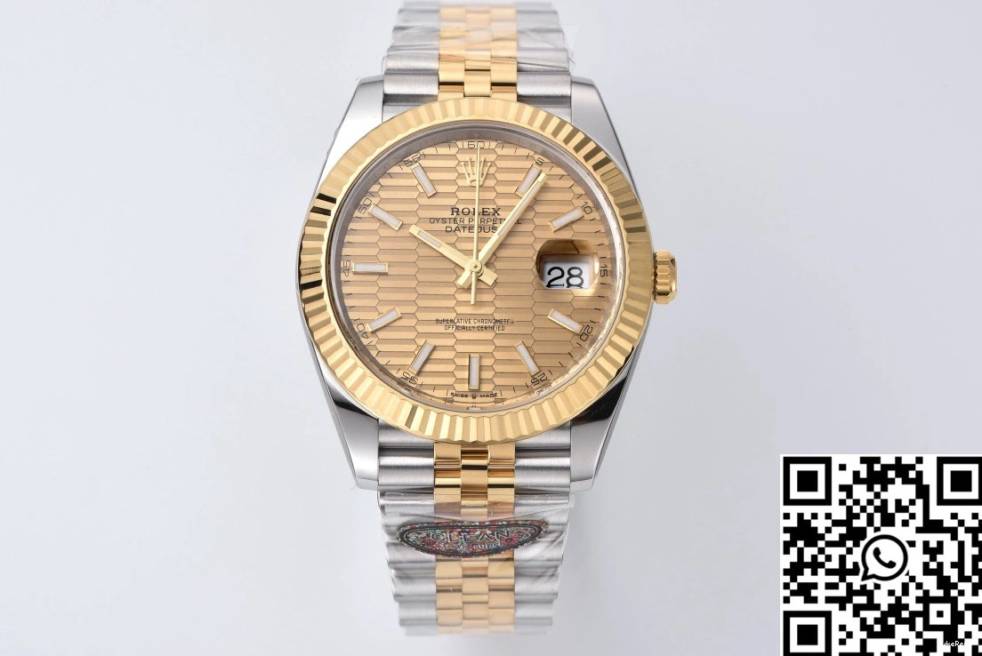 Clean M126333 Dial Factory Motif Rolex Gold Datejust 1016